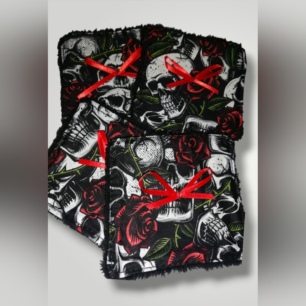 4 pcs Makeup wipes, reusable face wipes